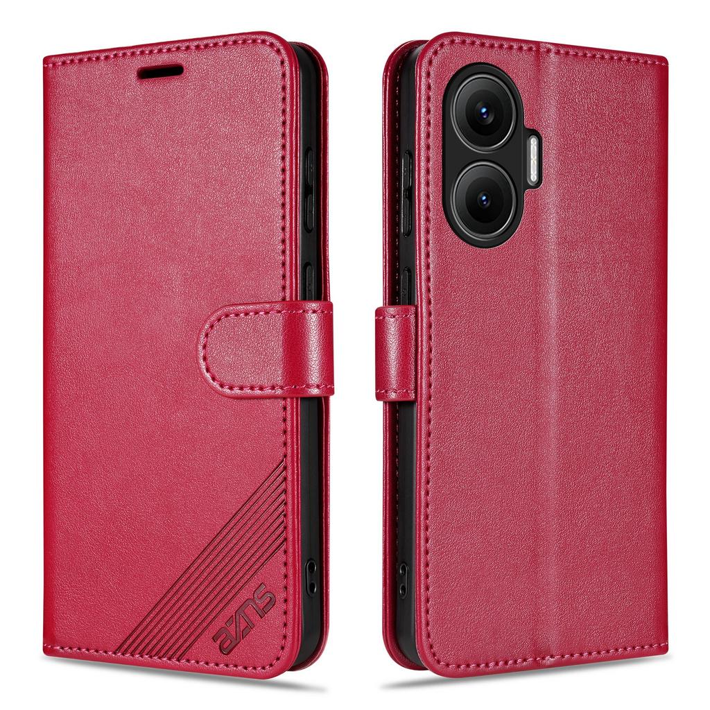 AZNS For Xiaomi Redmi Turbo 4 Pro 5G/Poco F7 5G Case Anti-Scratch PU Leather Stand Wallet Phone Cover