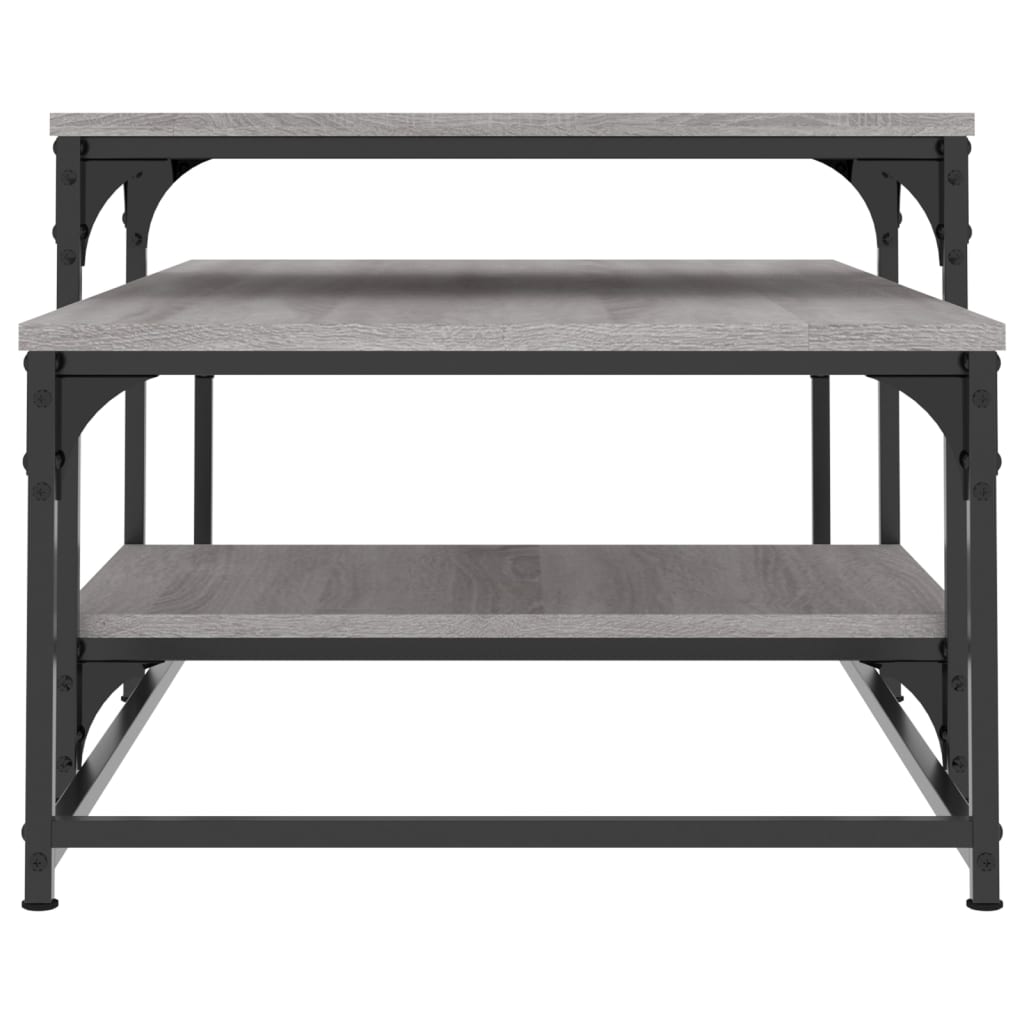  Coffee Table, Grey Sonoma Oak, 102x60x45 Cm