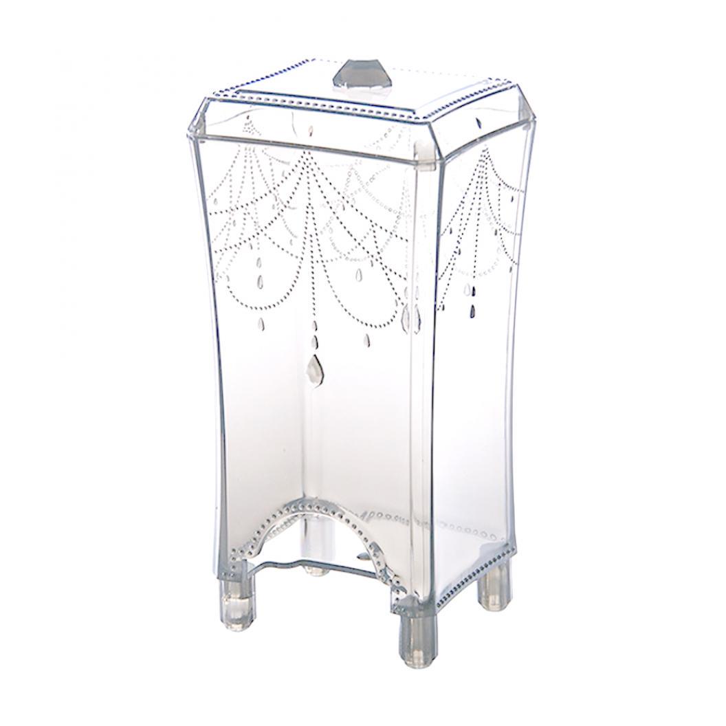 

Пластиковые ватные диски для макияжа, чехол, держатель, косметический органайзер, контейнер для хранения белый