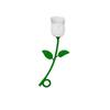 Rose Flower Straw Cover BPA Free Silicone Reusable Dust-proof No Spill 6-10MM Tumbler Straw Tip Plug Topper Protector Cup Accessories