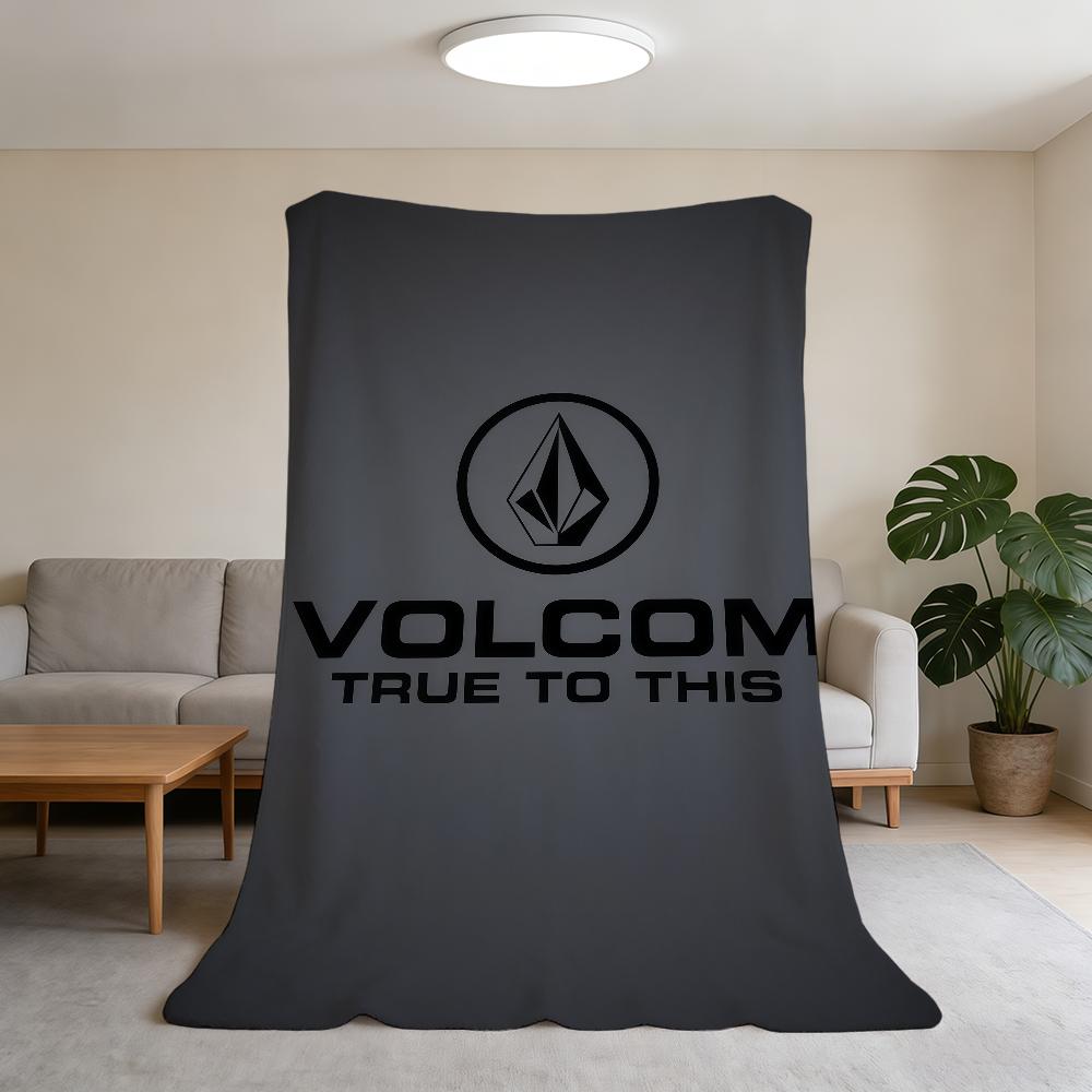 

Blanket Super Warm V-Volcom-ES Comfortable Fashion Plush Throw Blanket Child Home Sofa Bedroom Brand Gift 75cmx90cm