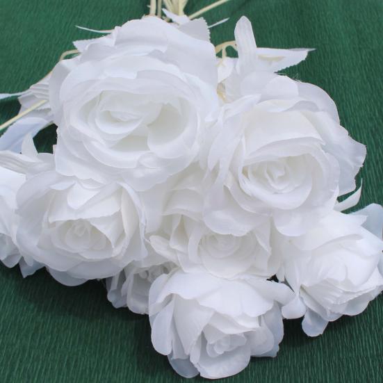 1Pc Smooth Surface Fake Flower Fadeless Plastic Wedding Props Artificial Plant
