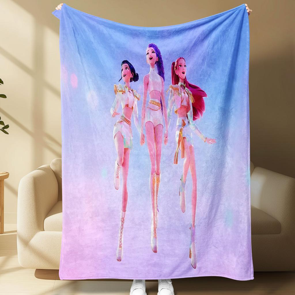 Kpop Witch Hunters Blanket Blanket Jit Witch Hunters Peripheral Pattern Digital Printed Flannel Blanket Blanket