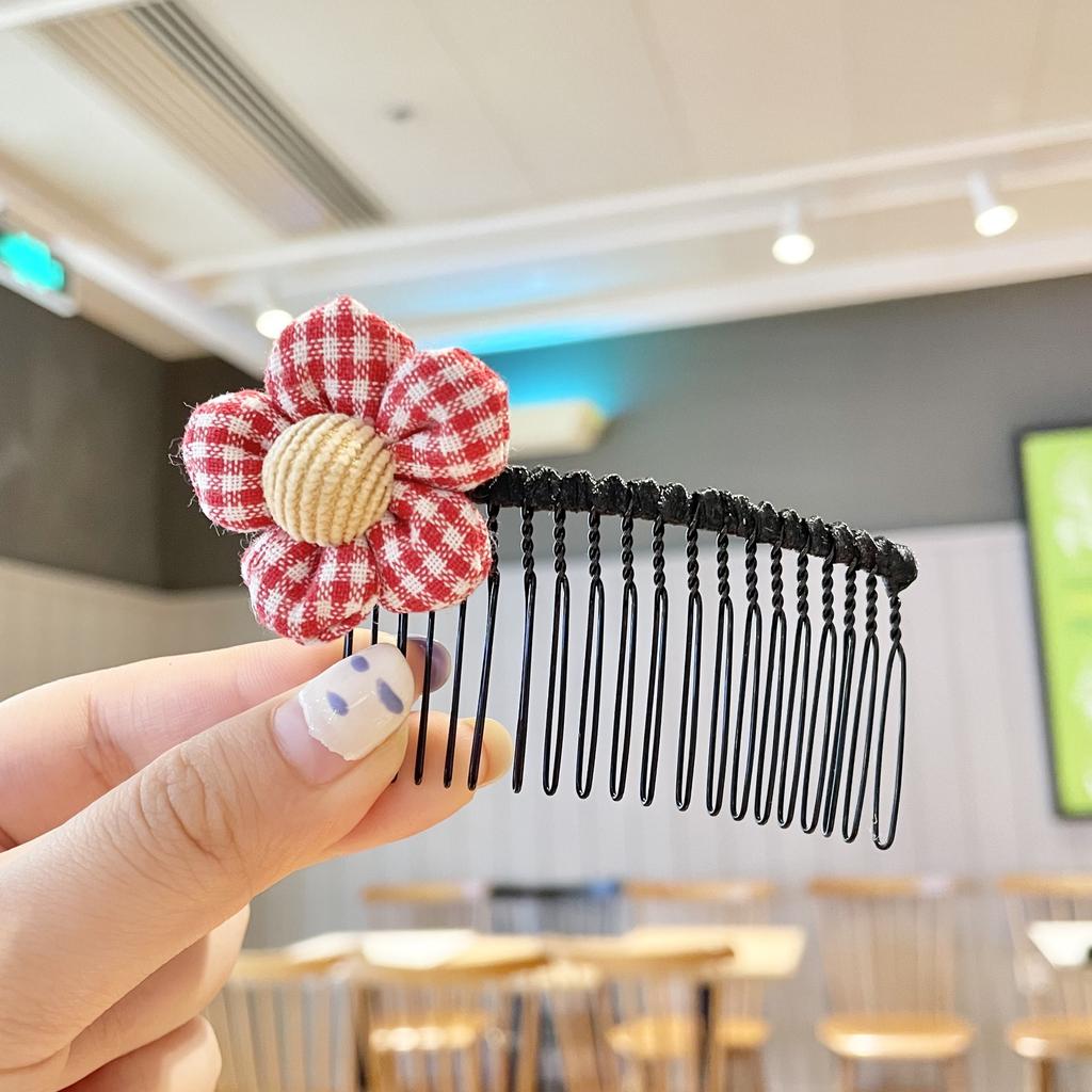 Mode Kinder Haarnadel Kleine Mädchen Pony Gebrochenes Haar Haarnadeln Mädchen Candy Farbe Süße Nette Einsatz Kamm Frauen Haar Zubehör