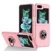 Magnetic Rotating Ring Car Mount Stand Case Galaxy Z Fold7 Fold6 Fold5 Flip7 Flip6 Flip5 - Dual Layer PC