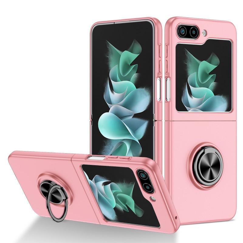 Magnetic Rotating Ring Car Mount Stand Case Galaxy Z Fold7 Fold6 Fold5 Flip7 Flip6 Flip5 - Dual Layer PC