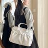 Portable Satin Bow Hand Bag Korean Style Fashion Laptop Bag Cool INS Shoulder Bag  Girls