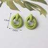 Green Hanging Earrinsg for Women Luxury Crystal Wedding Jewelry Imitation Pearl Drop Earrings new trend boucle oreille