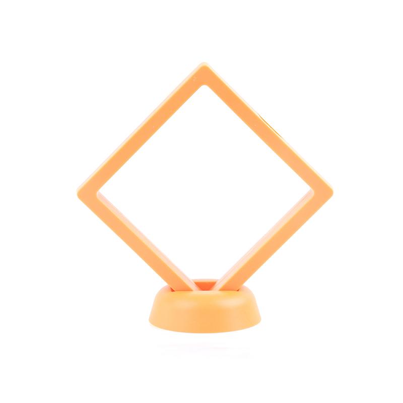 Colorful 3D Floating Picture Frame Shadow Box Jewelry Display Stand Ring Pendant Holder Protect Jewelry Stone Presentation Case
