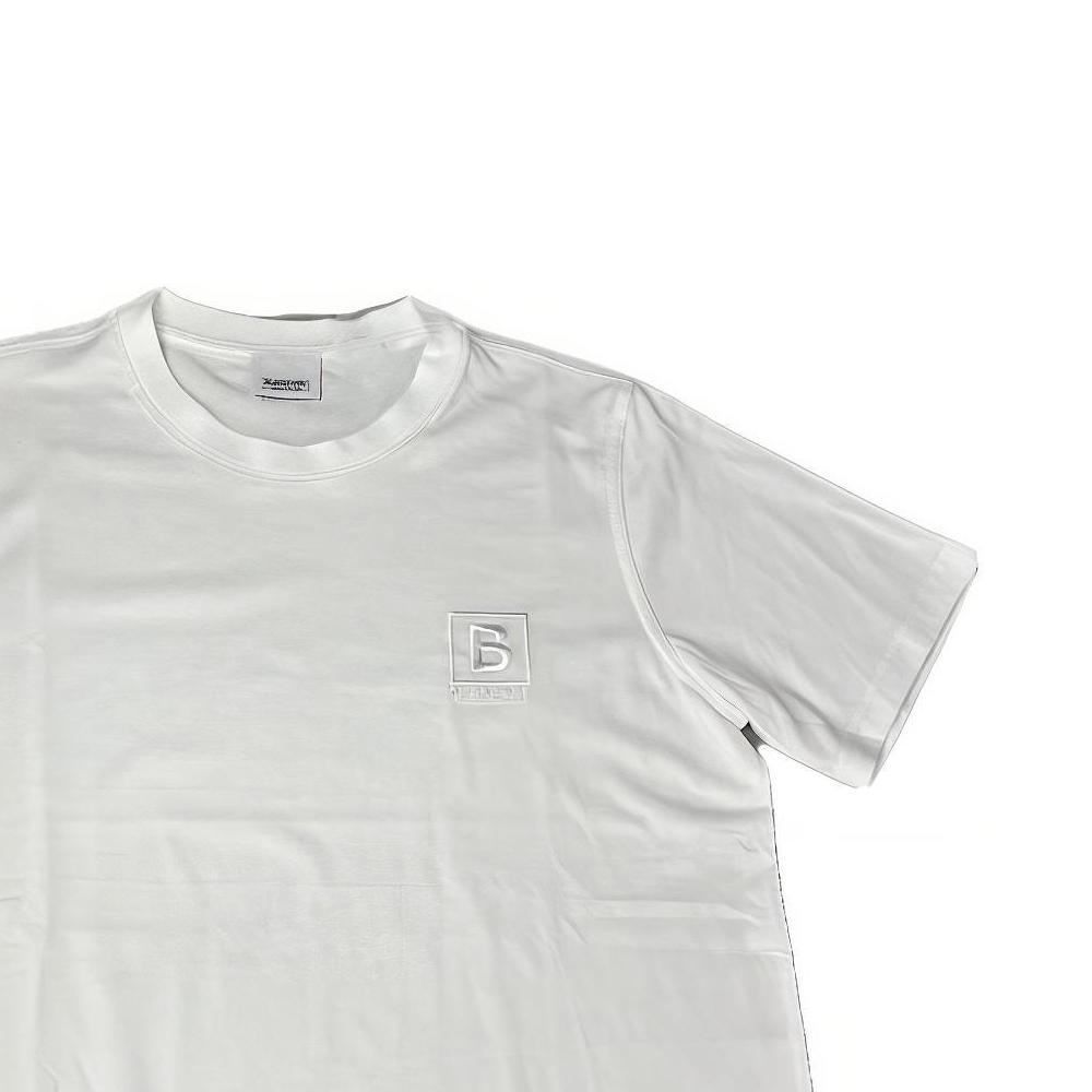 Burberry T-Shirts Unisex White Crew Neck Moderate Straight Fit 80669091