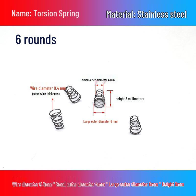 Stainless Steel Pagoda-Shaped Trapezoidal Compression Spring for Battery