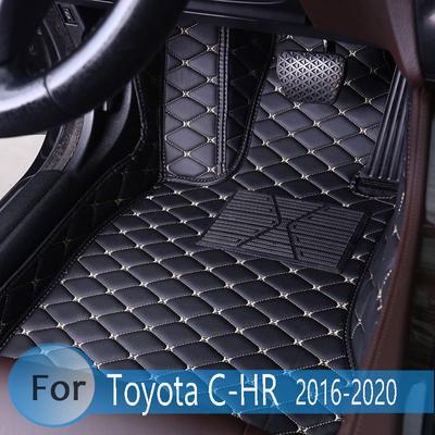 Car Floor Mats For Toyota CHR C-HR   2018 2017 2016 Car Floor Mats Carpets Interior Auto Decoration Protector