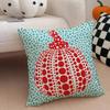 Yayoi Kusama Dots Pillowcase Double Sided 2D Print Soft Plush Pillow Cover With Hidden Zipper Decor Sofa Artistic Bold Vibe Gift