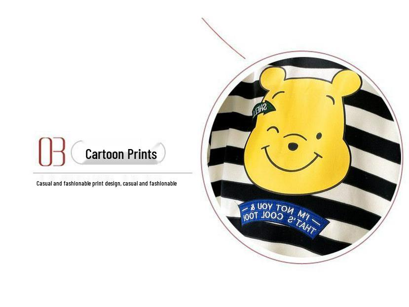 Winnie the Pooh Maternity Sweatshirt: Loose Fit for Spring & Fall