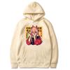 2026 Anime Power Chainsaw Man Makima Warm Hoodie Kawaii Girl Graphic Harajuku Cartoon Otaku Sweatshirt Autumn Winter Sweatshirt