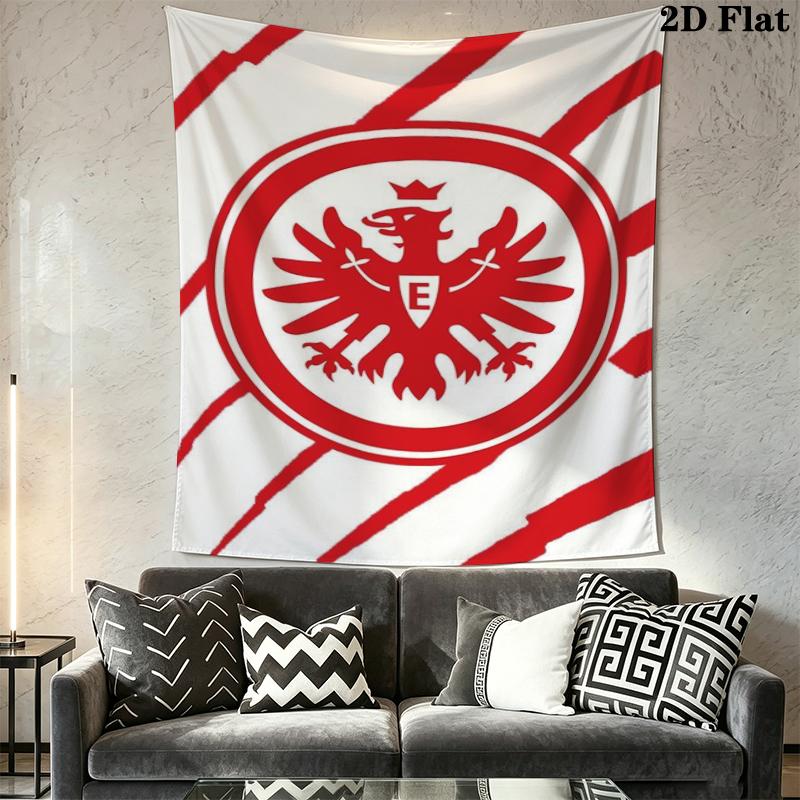 Eintracht Frankfurt Wall Tapestry Aesthetic Wall Hanging Printed Fabric Blanket Decorative Tapestries for Bedroom Living Room Home Decor