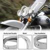 Motorcycle Headlight Trim Visor Ring 7" Bezel 4.5" LED Head Lamp For Harley Touring Road King Electra Glide Softail FLD/FLH