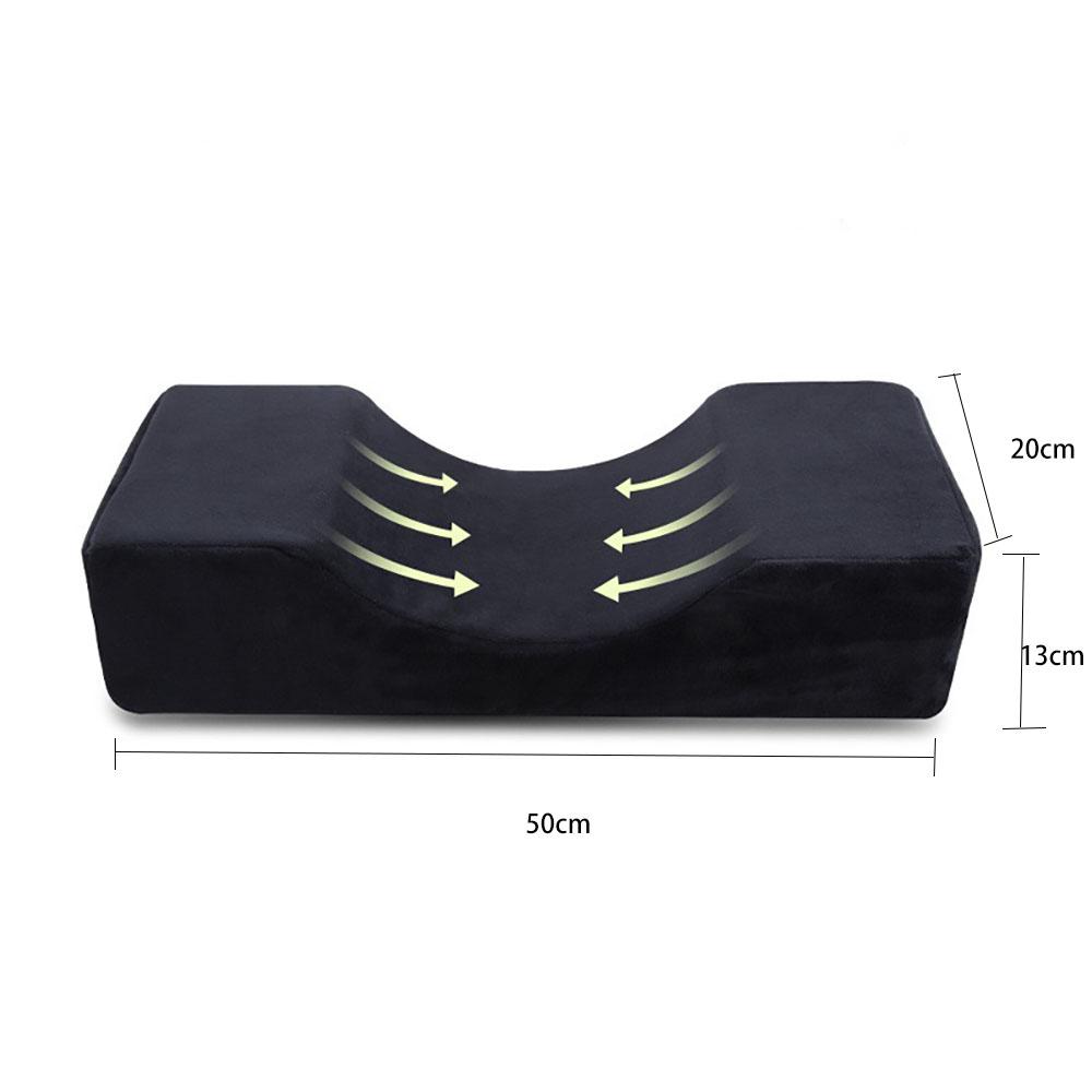 Polštář na řasy Podpora krku Měkký polštář na řasy Roubování řas Paměťová pěna Polštář na prodloužení řas s kapesním kosmetickým salonem
