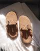 Tagtraume Barney Curly Fur Buckle Strap Winter Slippers