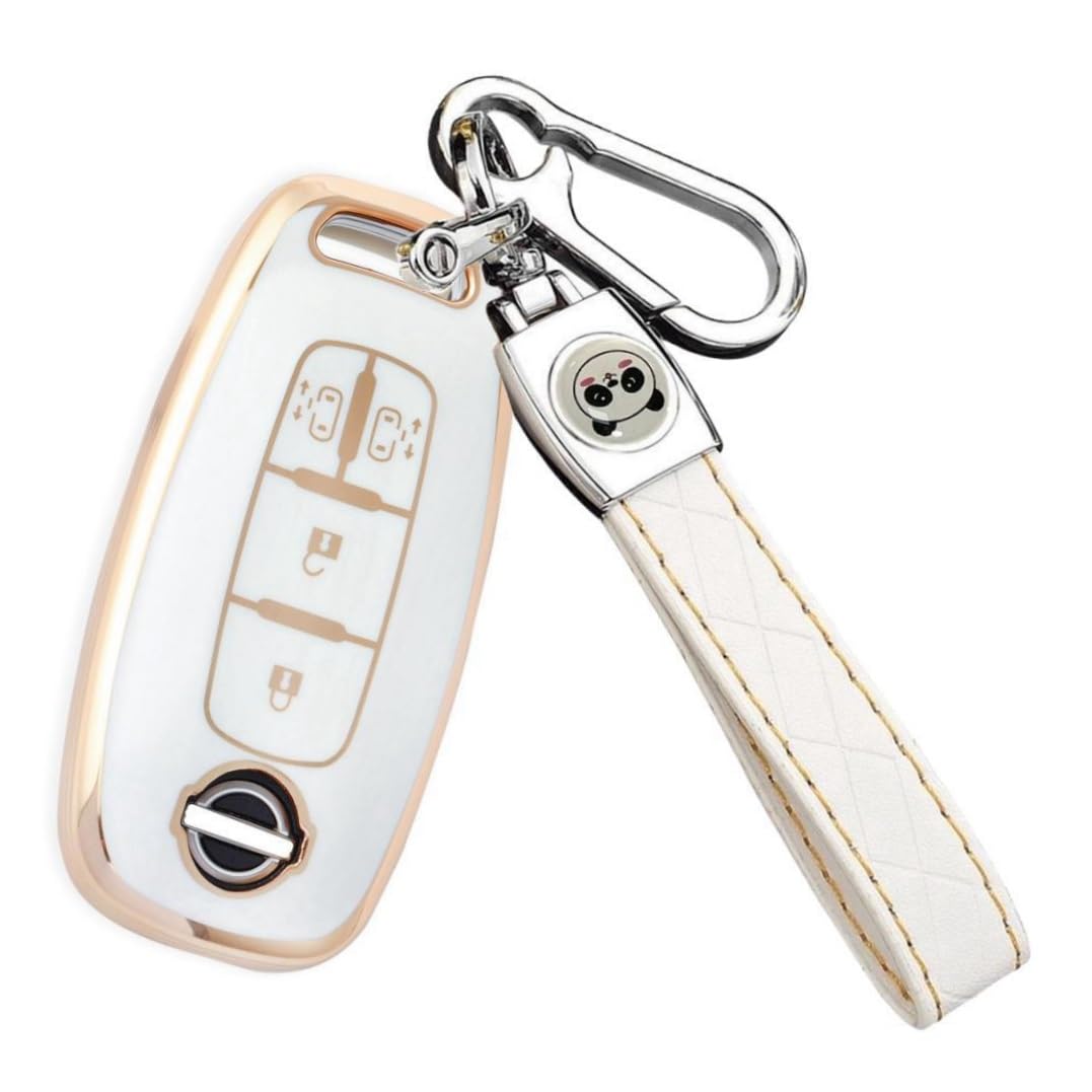 

[ZANEKO] New Serena Key Cover Compatible with Nissan SERENA C28 Both sides sliding door style B белый
