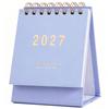 Calendario de Escritorio Minimalista Morandi Color Sólido 2026 – Adorno Memo de Escritorio
