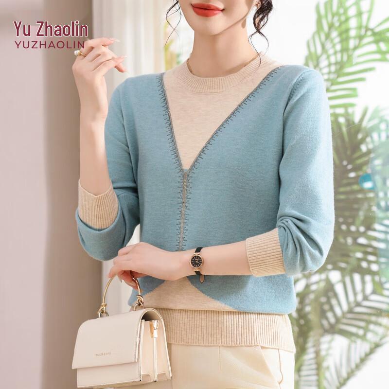 Dámský pletený svetr YUZHAOLIN s polozvýšeným límcem