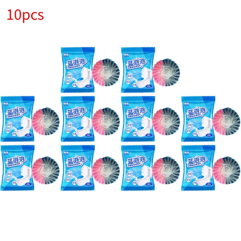 Toilet Tank Cleaners Drain Tank Rose Fragrance Tablet Freshener Deodorization Stain Remover Bathroom Agent Lasting Freshness