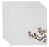 Vargottam Napkins  Florals  Print, Premium Quality Dinner  Napkins, 100   Cotton, Set of 4 Reusable  Napkins  Set, Size 20X20
