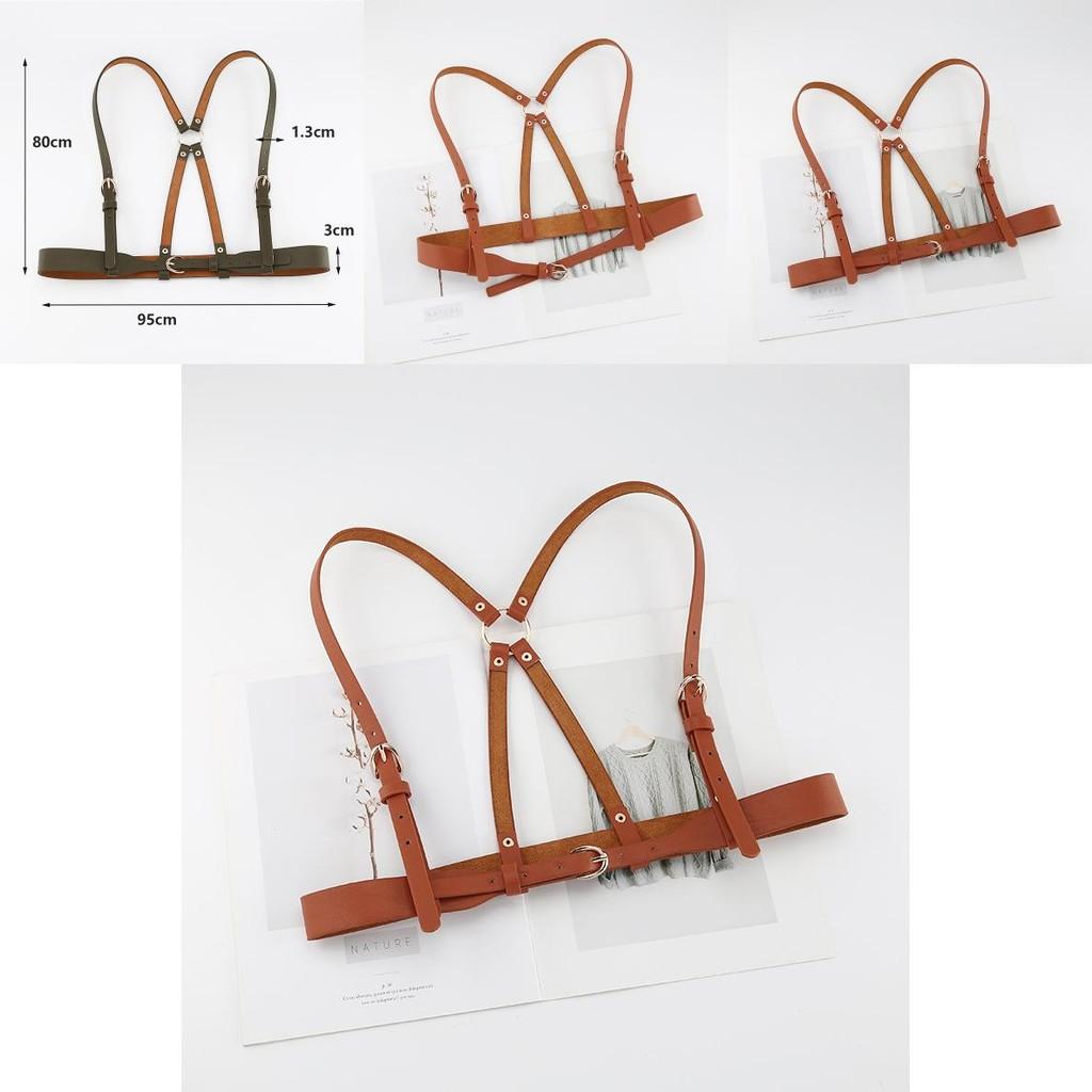 Fashion Solid Color Shoulder Strap Design Women Belt For Nightclub Decor And Fashion