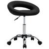 VidaXL Rolling Work Chair Office Seat Work Stool Beauty Salon Massage Salon Hairdressing Ergonomic 323664