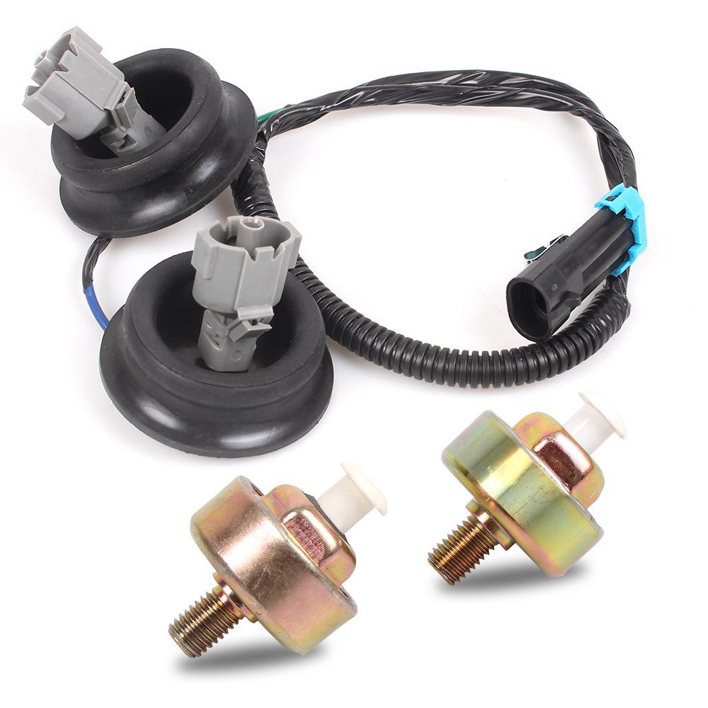OEM 12589867 Dual Knock Sensor with Wiring Harness - Direct Fit for Chevy LS1 LS6 LQ9 4.8L 5.3L 6.0L Engines