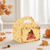 Dekorativ presentförpackning med Thanksgiving-tema Skördefest Kalkonfest Snacks Godis Kartong Handhållen låda Anpassad