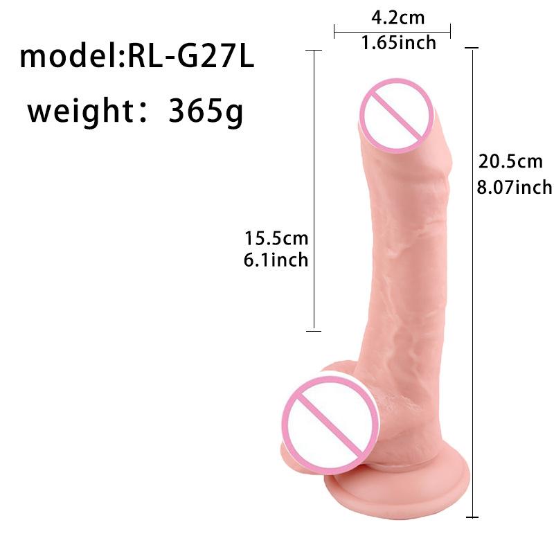 Realistic Skin Color Dildo for Women - Lifelike Penis Design with Foreskin, Soft Adult Toy for Pleasure, G-Spot Stimulation