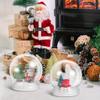 Top Quality Clear Plastic Snow Globes Multi-Use DIY Craft Props Empty with Screw off Cap for Creative Snow Globe Making Projects