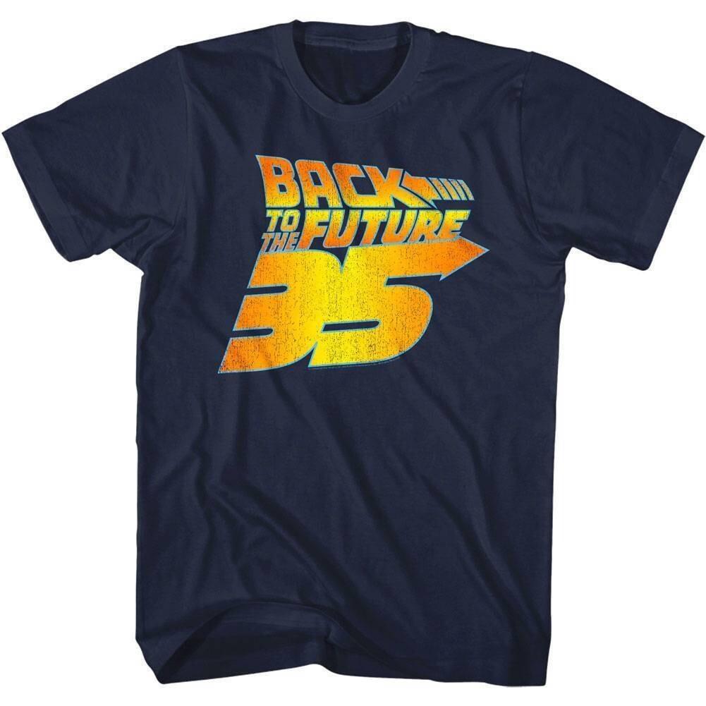 Back to The Future 35th Anniversary Men T Shirt XL