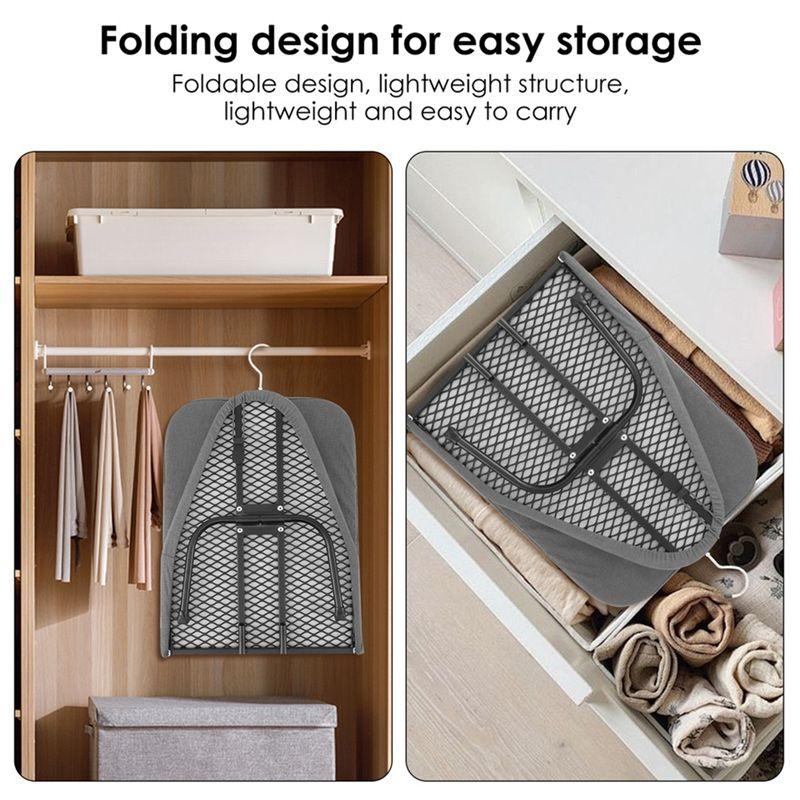 J1UL1N Foldable Ironing Board Home Dorm Space Saving Small Ironing Board Portable Tabletop Ironing Board With Hook For Laundry