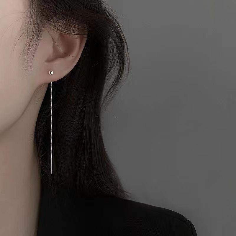 2025 Diamant Schneeflocken Ohrfaden Ohrringe: Elegante, vielseitige Damenmode