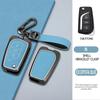 zinc Alloy Leather Car Flip Key Case Cover For S5 Hilux Corolla Avensis Prado Fortuner RAV4  CT IM CHR Shell Fob Accessories JH5