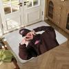 Singer Y-Young Miko Music Floor Mat Soft Thickened Absorbent Non-Slip Bedroom Living Room Door Mat Home Decor Flannel Rugs