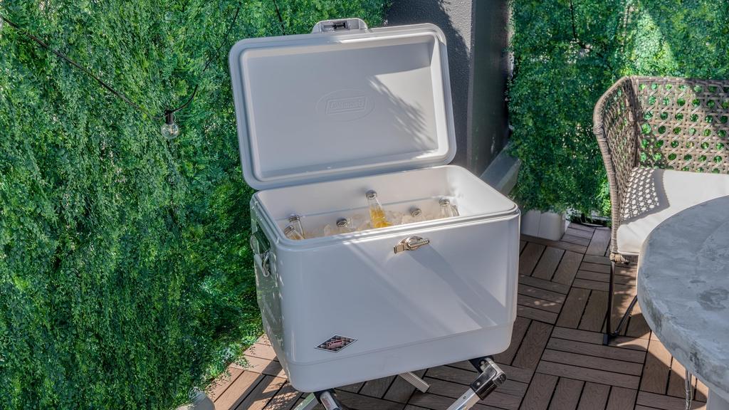 54QT 70TH Limited Steel Cooler Belt® (White)
