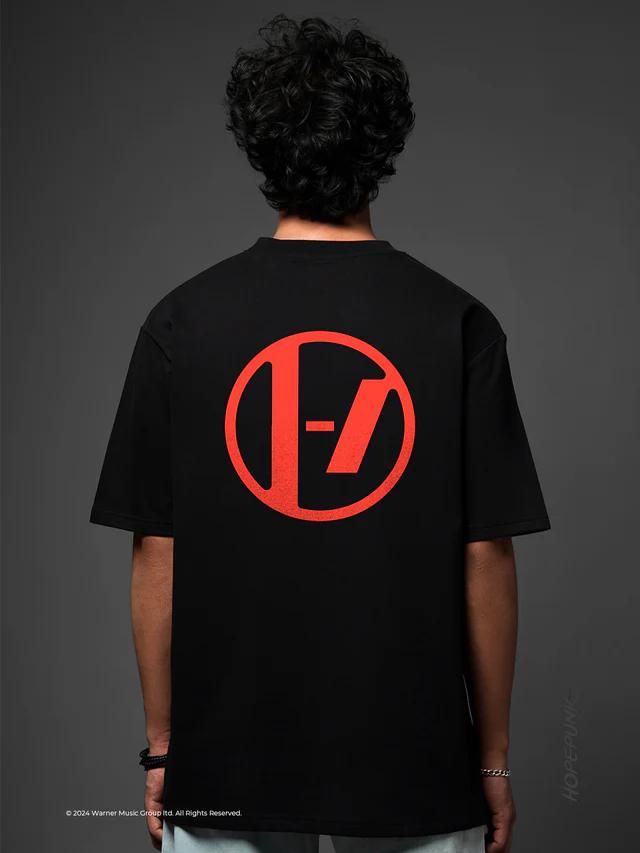 Twenty One Pilots - Overcompensate Licensed Band T Shirt Men Vintage Pure Cotton Short Sleeve Streetwear Harajuku Men's Clothing