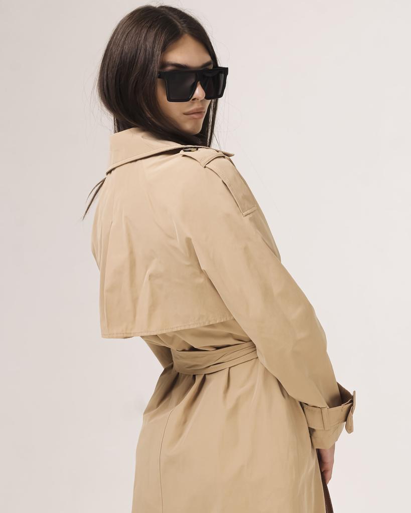 Тренч ROBIN 87073 36 бежевый