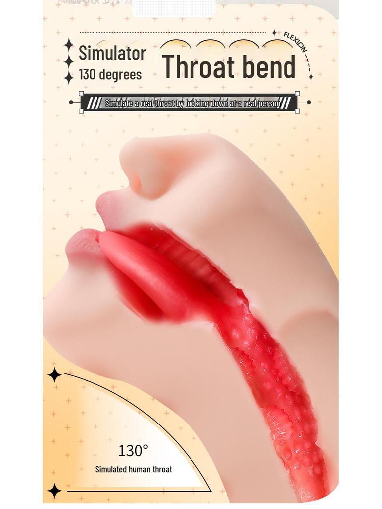 Deep Throat Mold Male Masturbator: Exciting Oral Sex Toy for Adults, Fun Box - 30 Pieces