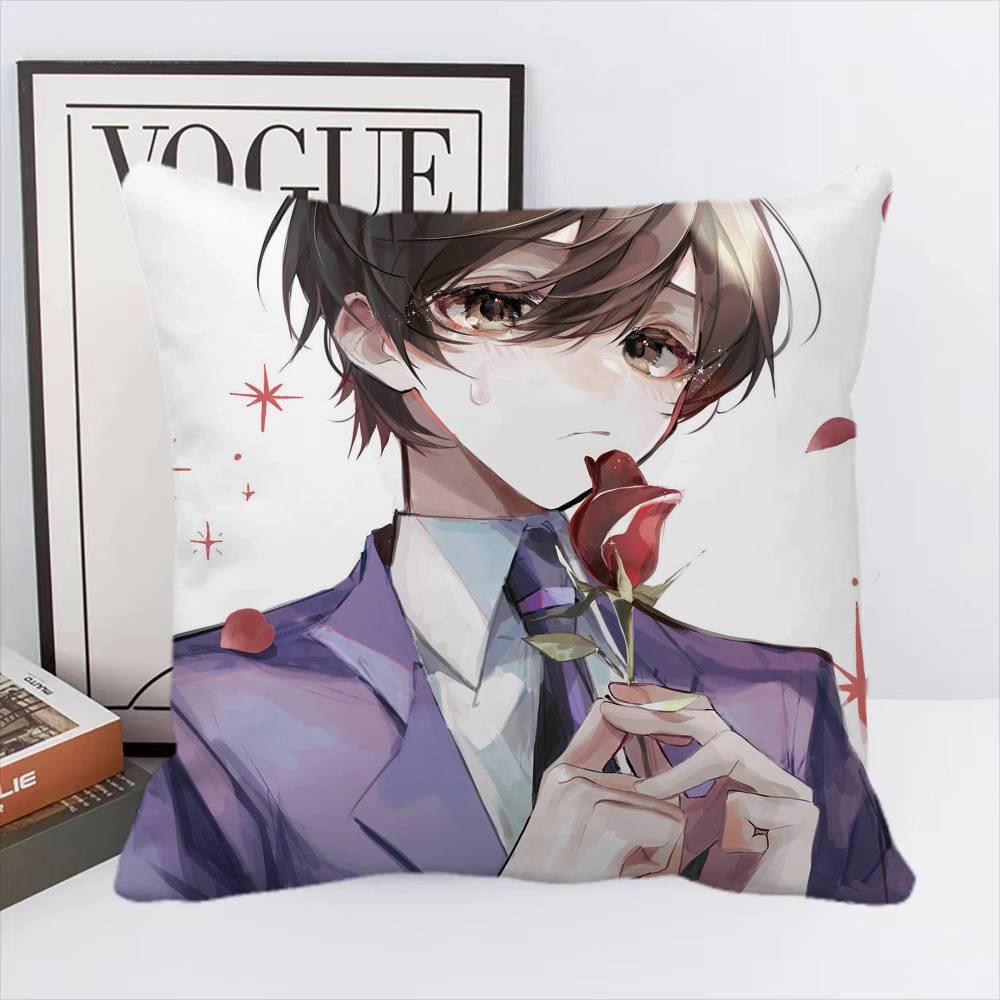 Anime Ouran High School Host Club Individual Pillow Case Square Pillow Bedroom Sofa Leisure Comfort Cushion Home Decoration