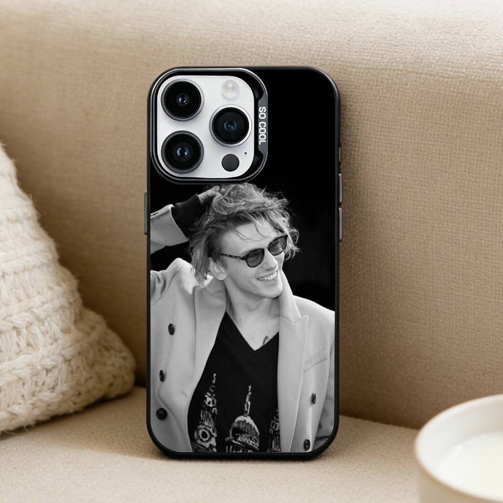 

J-Jamie C-Campbell B-Bower Phone Case For iPhone17, 16,15,14,13,12 Pro Max Black Candy Matte Shockproof Cover iPhone16pro
