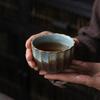 Ceramic Cup Single Cup Kung Fu Tea Set Accessories Teacup Tea Bowl Household Simple Retro Coarse Pottery Tea Cup