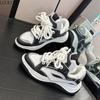 Fashion Trend 2025 Fashion Thick Bottom Women's White Shoes Autumn New Versatile Vintage Niche Casual Sports Board Shoes Student