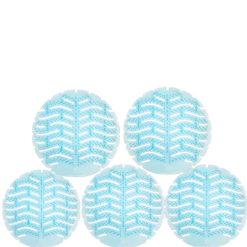 Urinal Deodorizing Screen & Splash Guard (Round, 5-Pack)