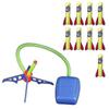 2025 Toy Rocket Launcher For Kidsshoots Up To 10meter9 Colorful Foam Rockets