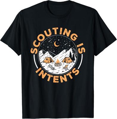 Scouting Ist Absichten Pfadfinder Lustiges Camping Geschenk Unisex T-Shirt